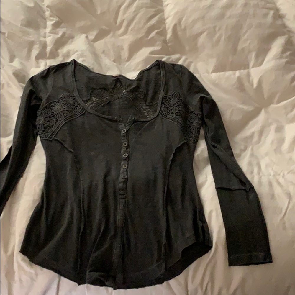 Free people long sleeve shirt